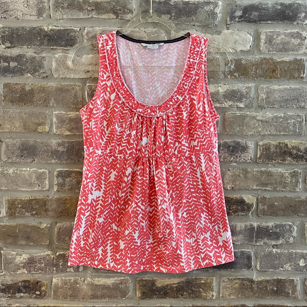 Boden Floral Sleeveless Top